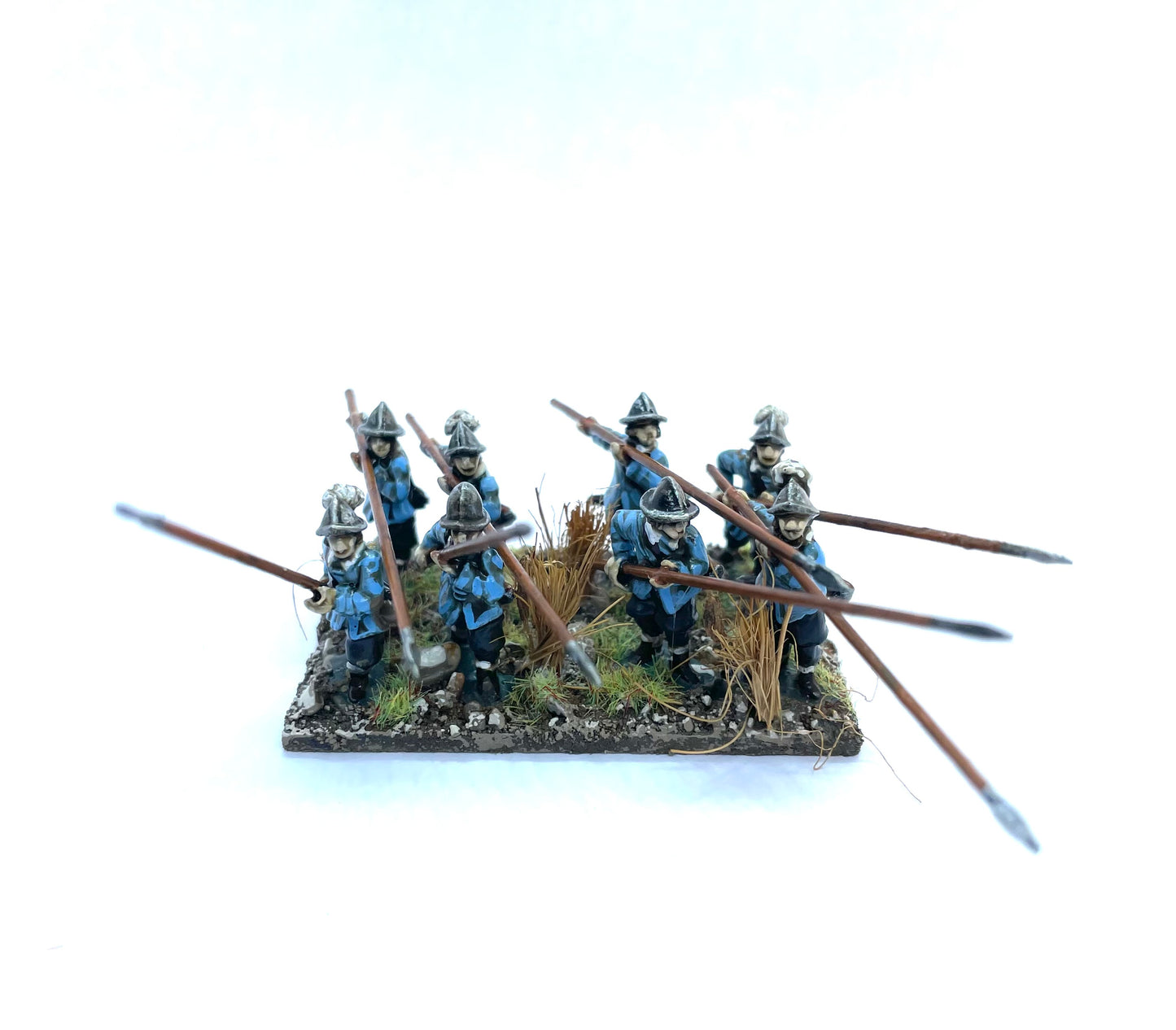 EW11 Militia Pikemen Advancing (8 Figures)