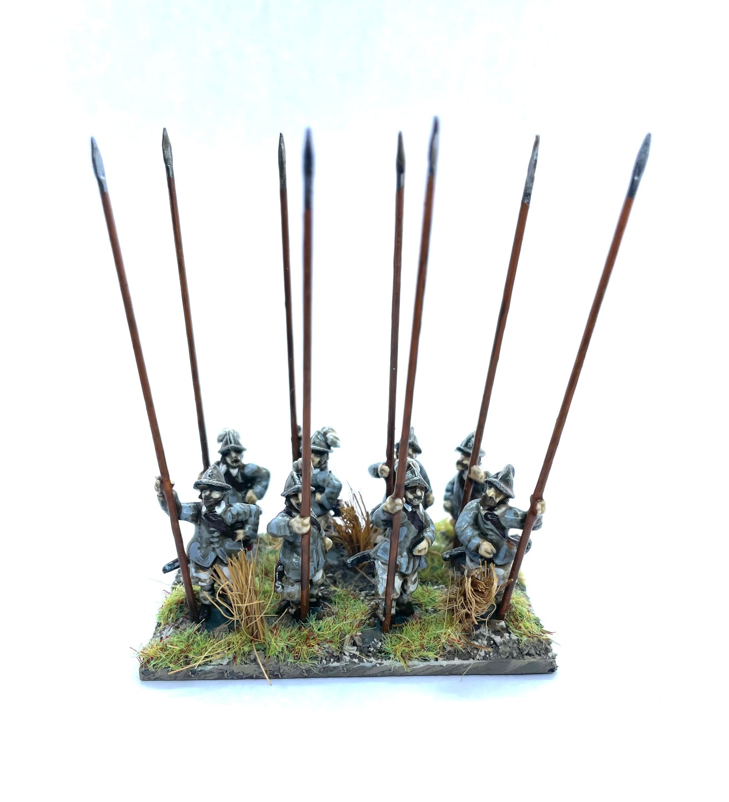 EW12 Militia Pikemen Standing (8 Figures)