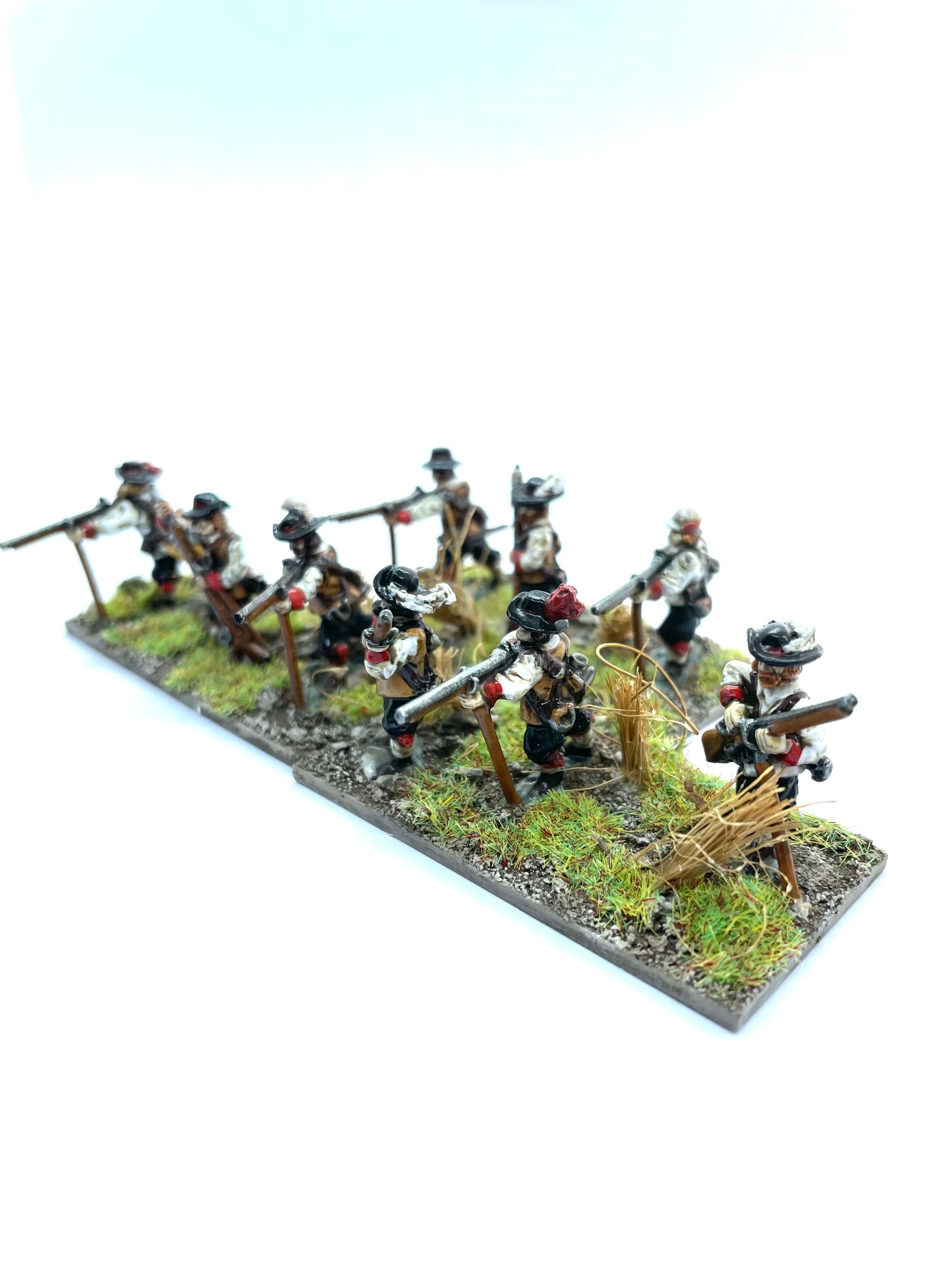 EW2 30yrs War & 1st ECW Musketeers Firing  (8 Figures)