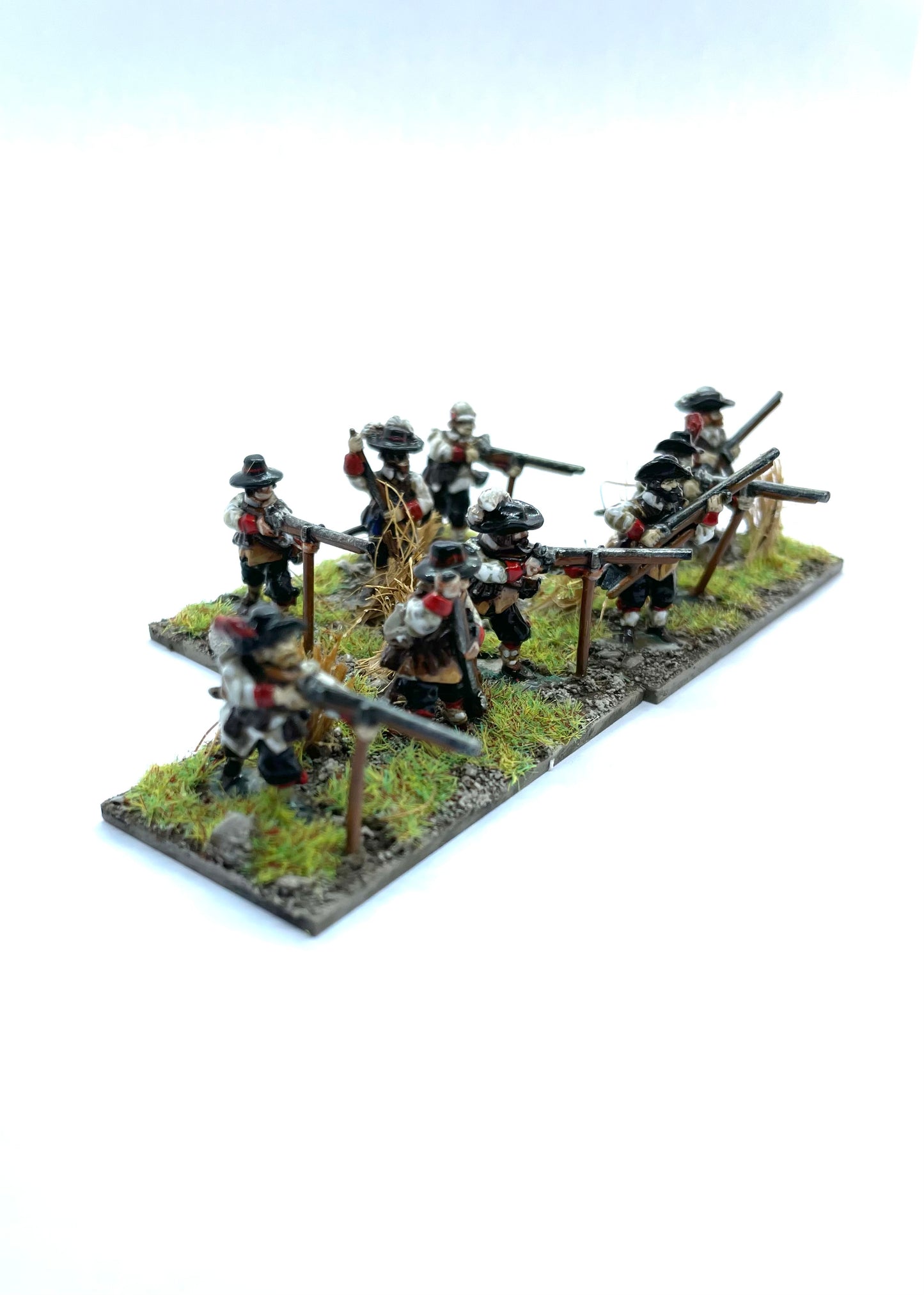 EW2 30yrs War & 1st ECW Musketeers Firing (8 Figures)