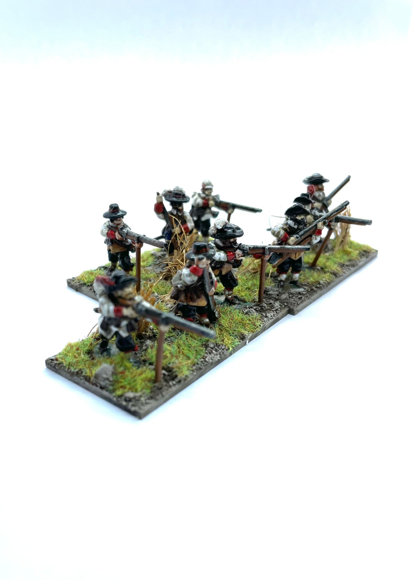 EW2 30yrs War & 1st ECW Musketeers Firing  (8 Figures)