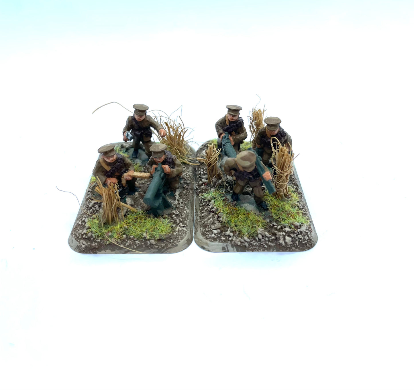 OC CAV 1 N Dismounted Trooper Service Cap MMG Teams Vickers x2