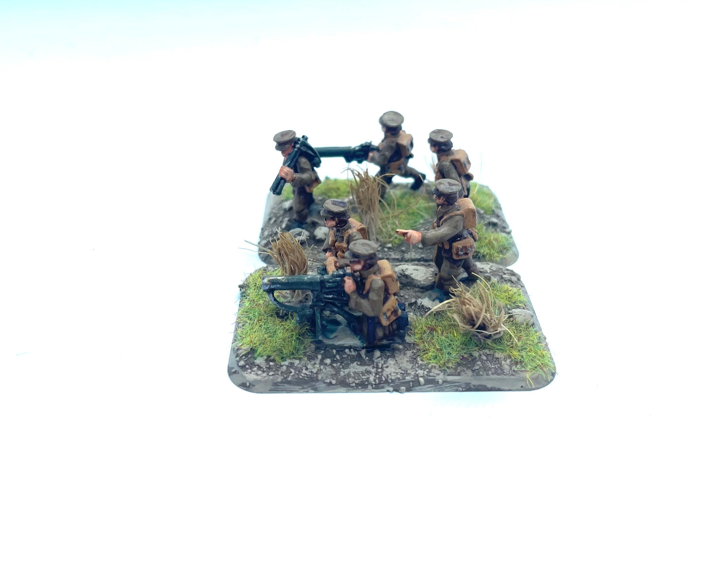 OC INF 1 C British Service Cap MMG Teams Vickers x2