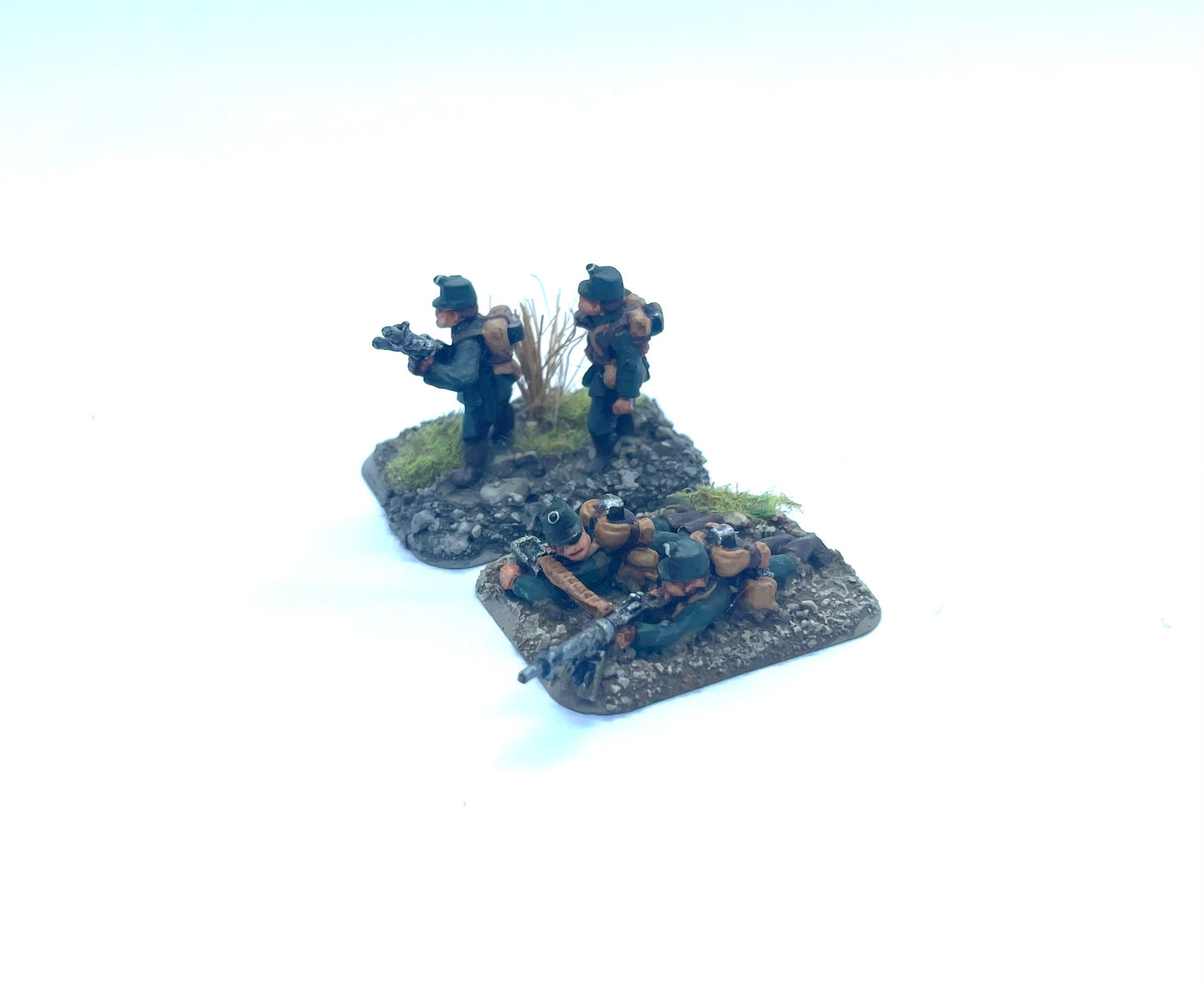OC INF 27 B German Jager/Landsturm LMG Teams 08/15 x4