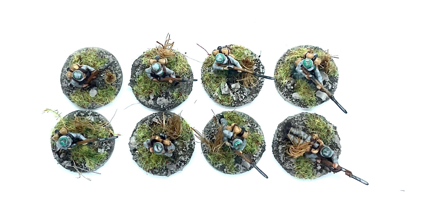 OC INF 28 A1 German Mountain Troops Rifles x8