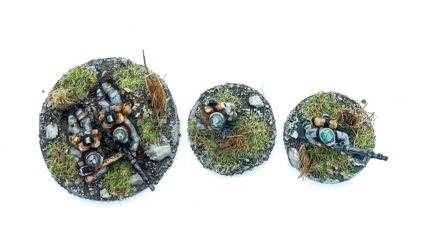 OC INF 28 B German Mountain Troops LMG Teams 08/15 x4