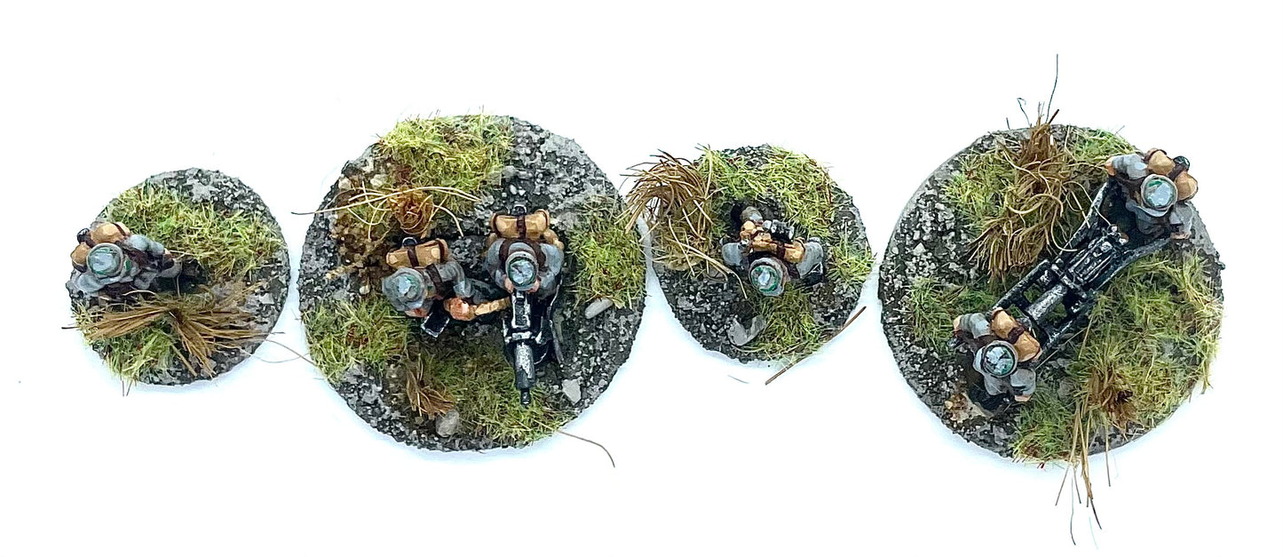 OC INF 28 C German Mountain Troops MMG Maxim 08 x2