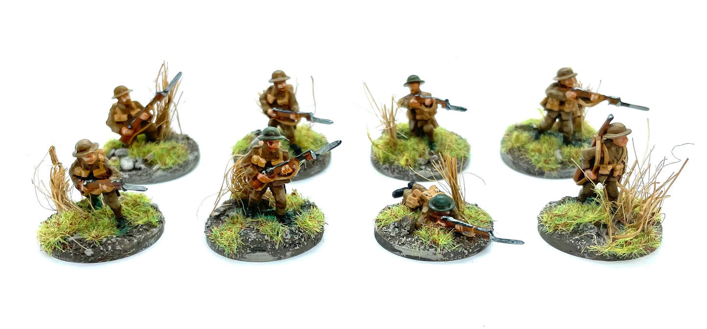 OC INF 2 A1 British M1916 Helmet SMLE Rifle x8