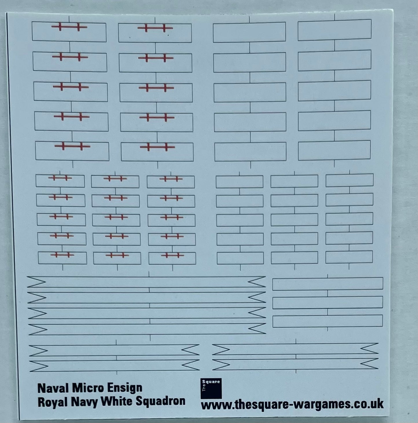 ASF18 Royal Navy 17/18th Century White Squadron Flags/Pennants