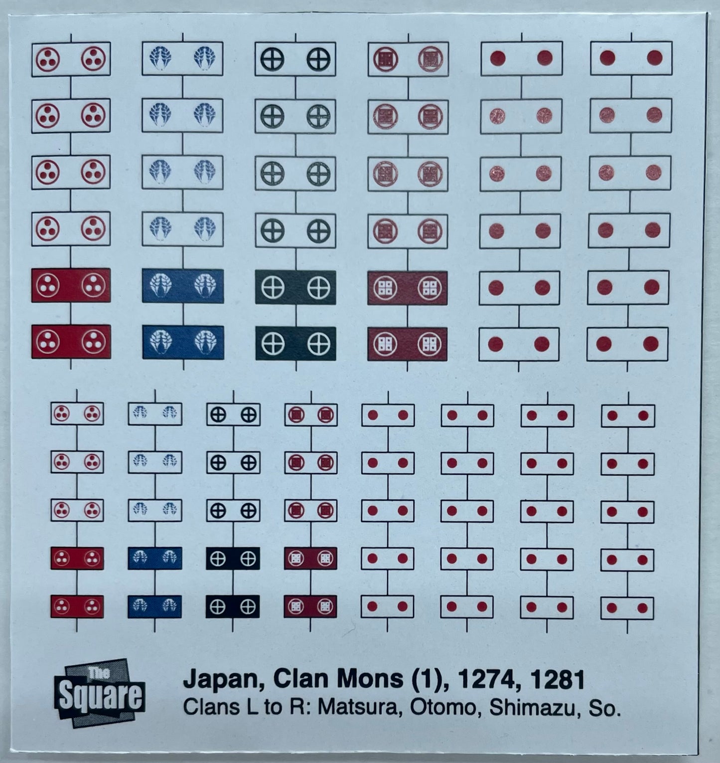 ASF3 Japanese Clan Mons (1) 13th C