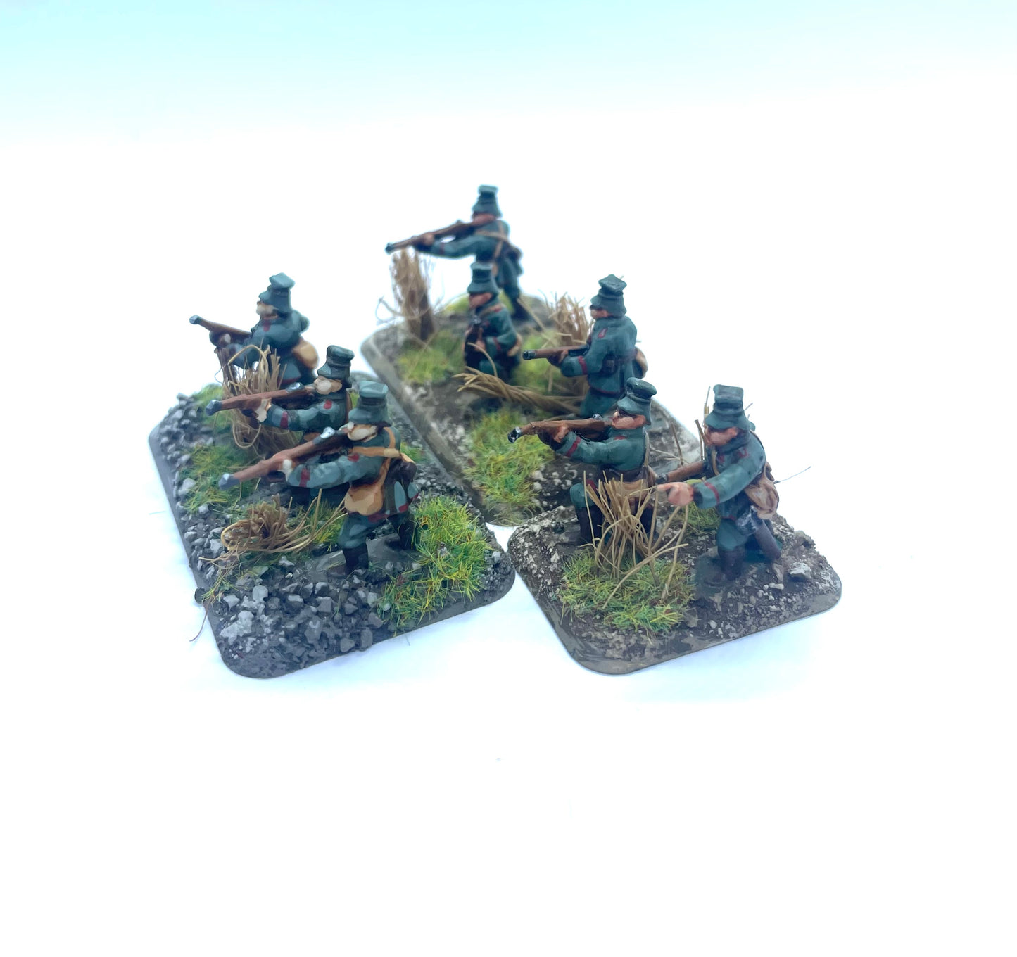 OC MSP CAV 23 German Uhlan Tschapska (Standing) (8 Standing Horses & Riders, 8 Dismounted)
