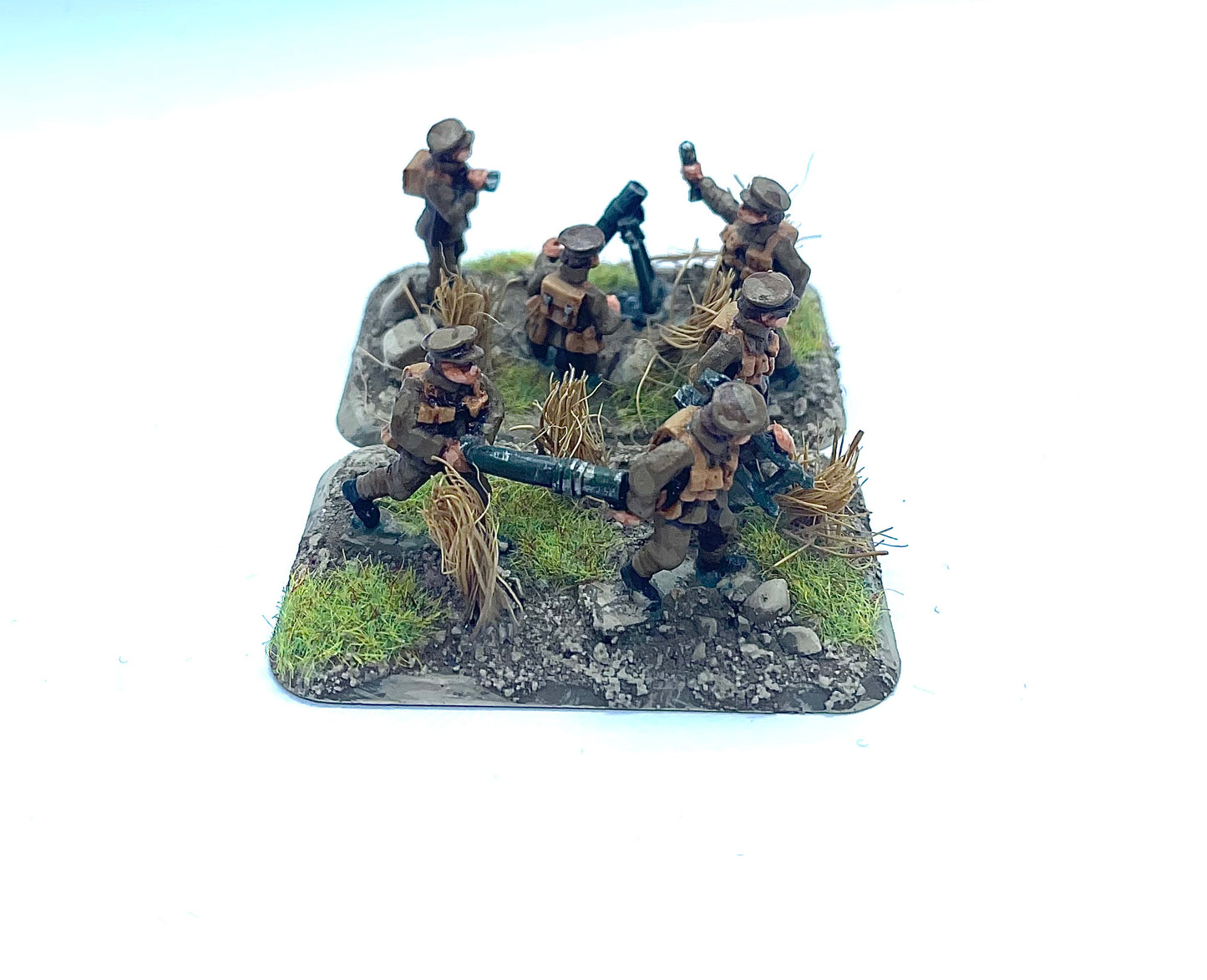 OC INF 1 D British Service Cap Mortar Teams x2
