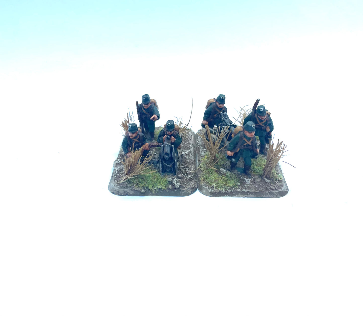 OC INF 27 C German Jager/Landsturm MMG Teams Maxim 08 x2